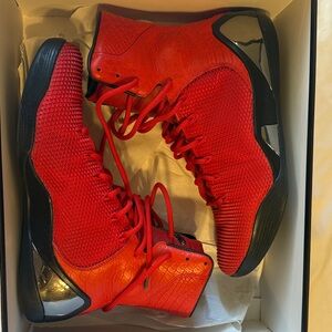 Nike Red and Black Athletic Shoes